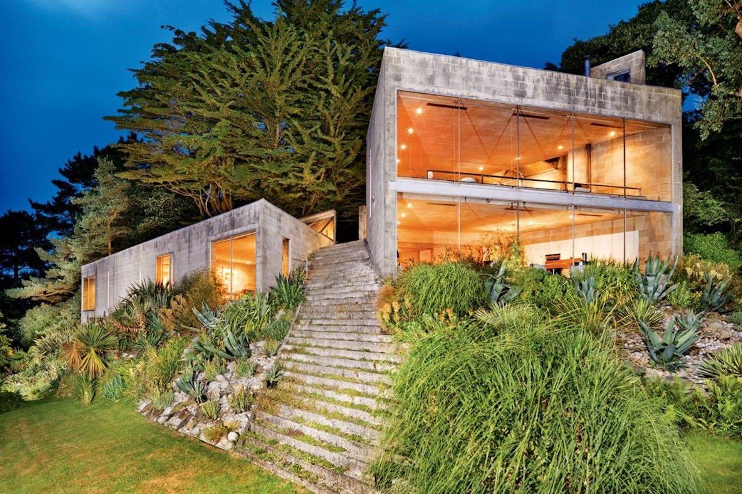 Casa Creek Vean, diseñada por Richard Rogers y Norman Foster (1966)