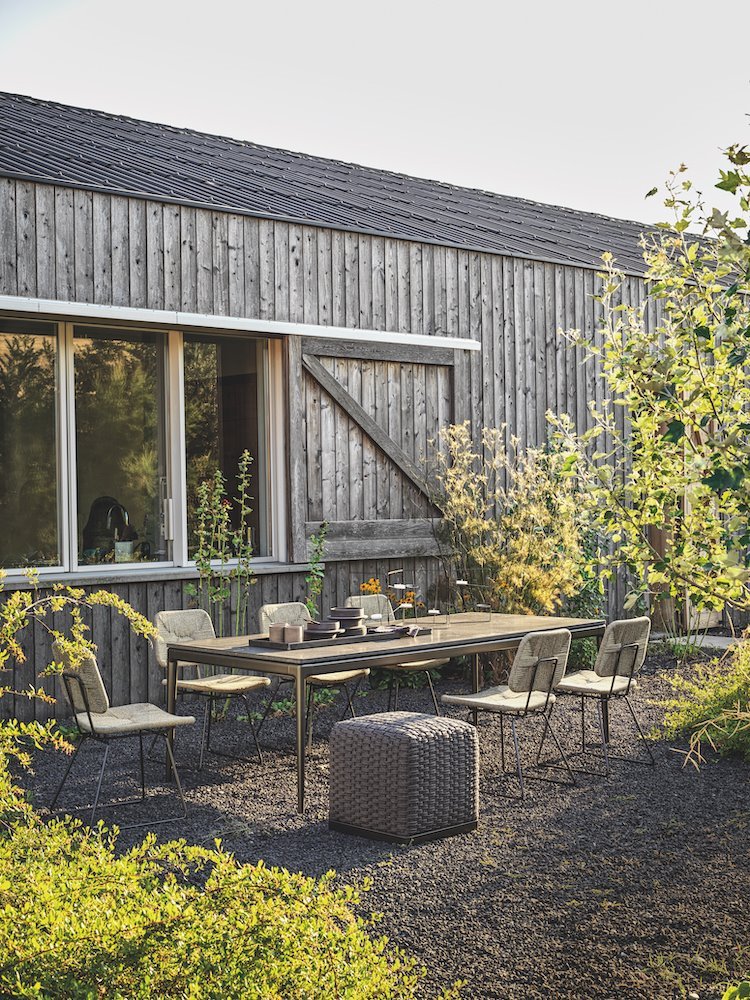 Casa moderna estilo ru´stico comedor exterior
