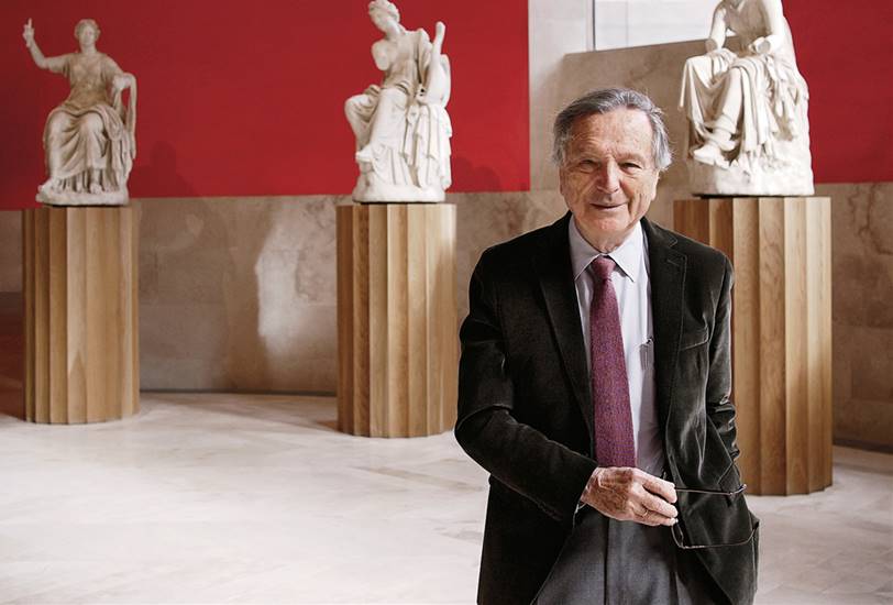 Rafael Moneo en el Museo del Prado.
